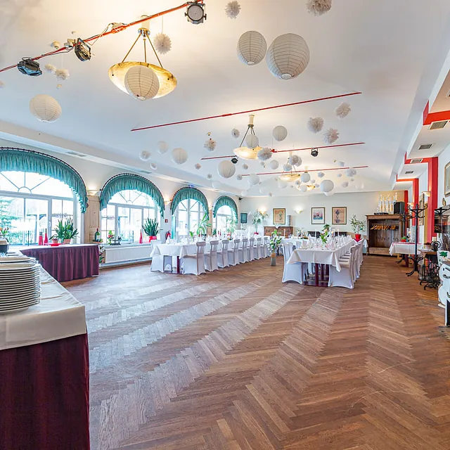 Blick in das Hotel vom Hotel Bergschlößchen - Familie Meier - aus Jüterbog